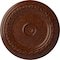 Ekena Millwork Carlsbad Ceiling Medallion (Canopies up to 5 1/2"), 31 1/8"OD x 1 1/2"P, Burnished Mahogany Crackle CM31CABMC - alternate 1